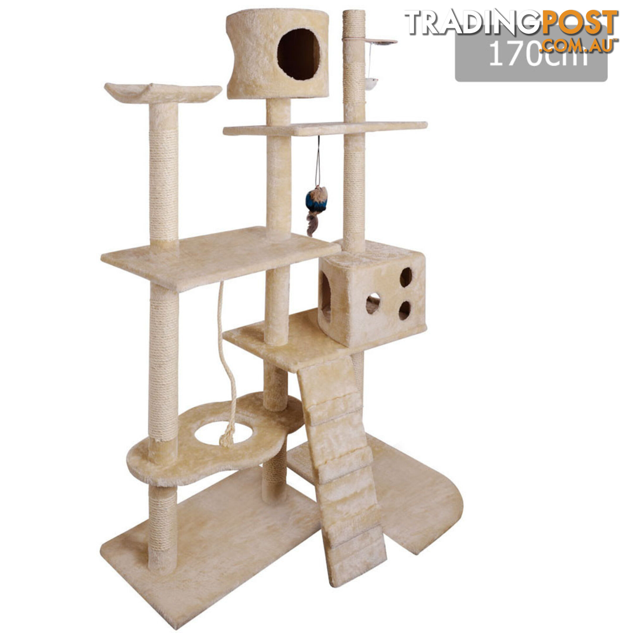 Large Cat Tree 170cm Beige