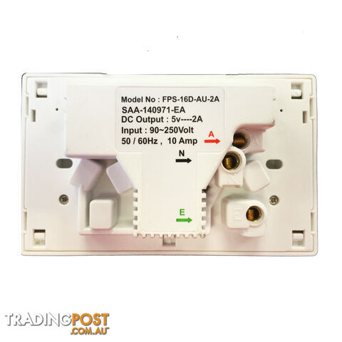 10A Double Australian USB Power Point Power Supply Wall Plug 2 Socket Switch