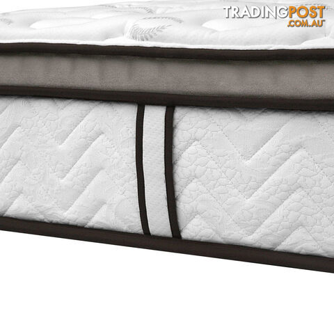 Latex Euro Top Pocket Spring Mattress Back Support Double