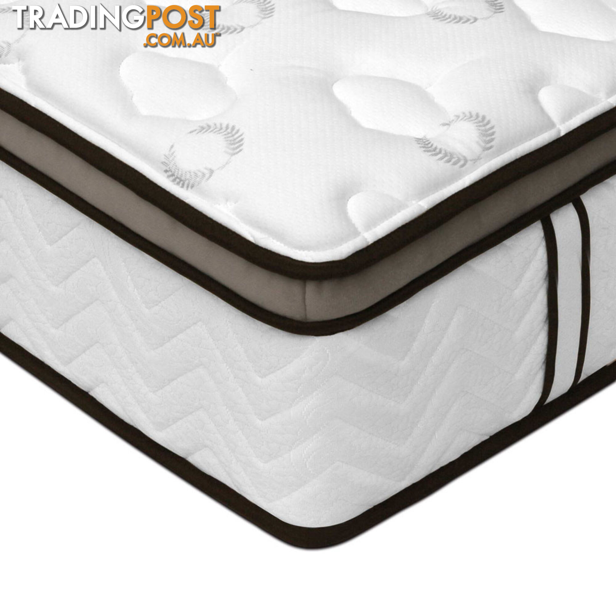 Latex Euro Top Pocket Spring Mattress Back Support Double