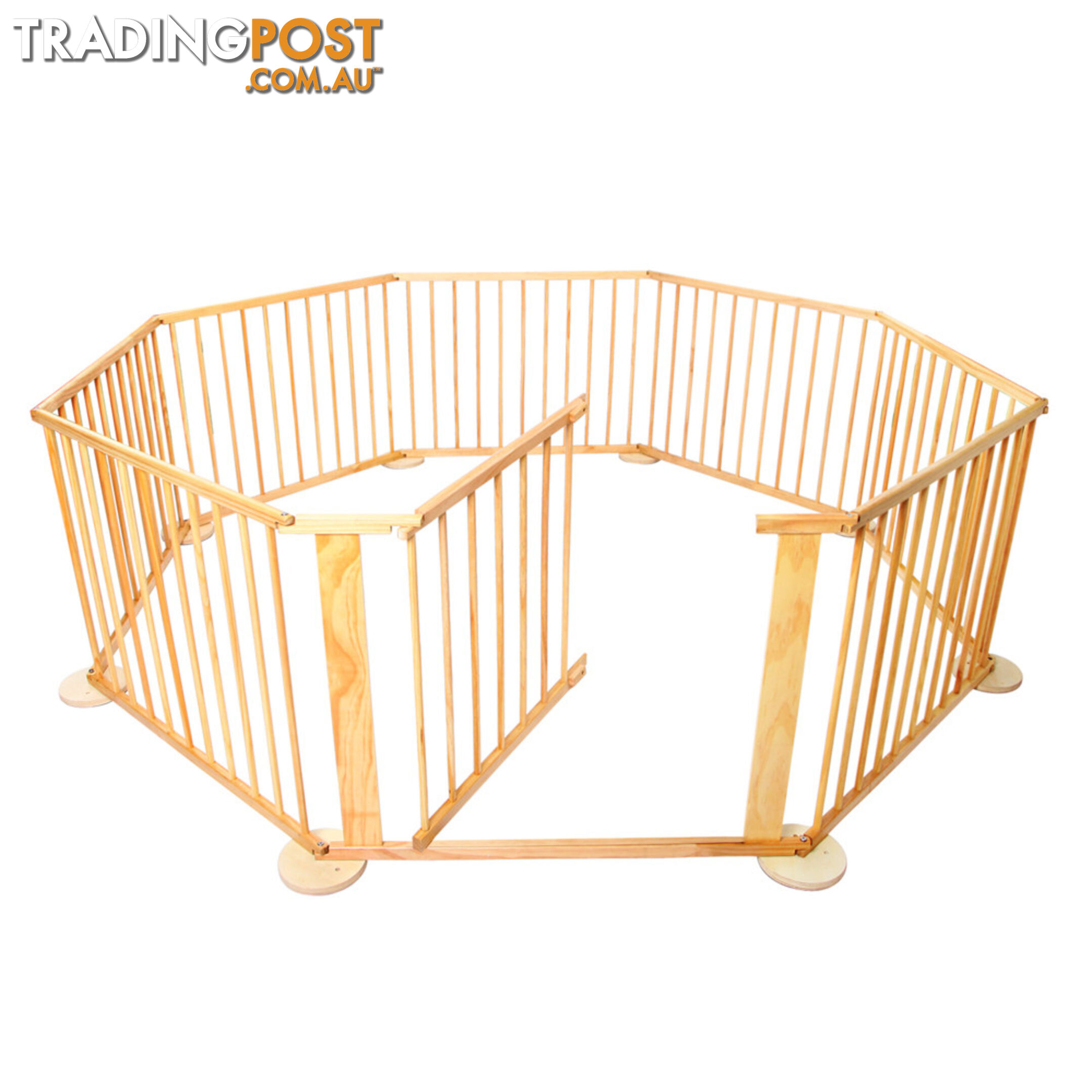 Baby Natural Wooden Playpen