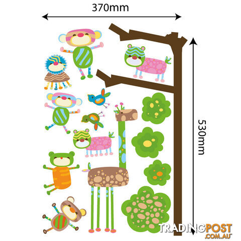 Large Size Funky Monkeys in a Tree Wall Stickers - Totally movable - photo 2 of 3