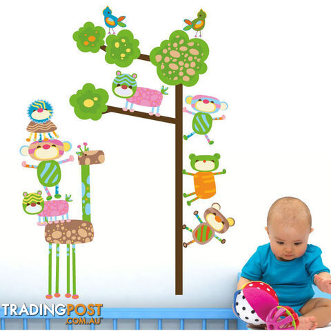 Large Size Funky Monkeys in a Tree Wall Stickers - Totally movable - photo 3 of 3