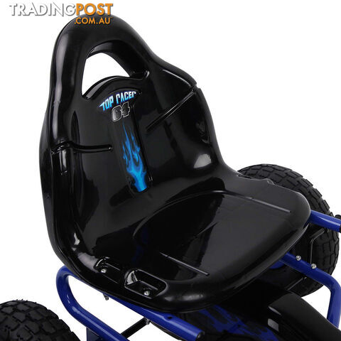 Kids Pedal Go Kart - Blue