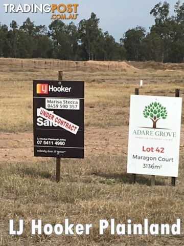 Lot 42 Maragon Court ADARE QLD 4343