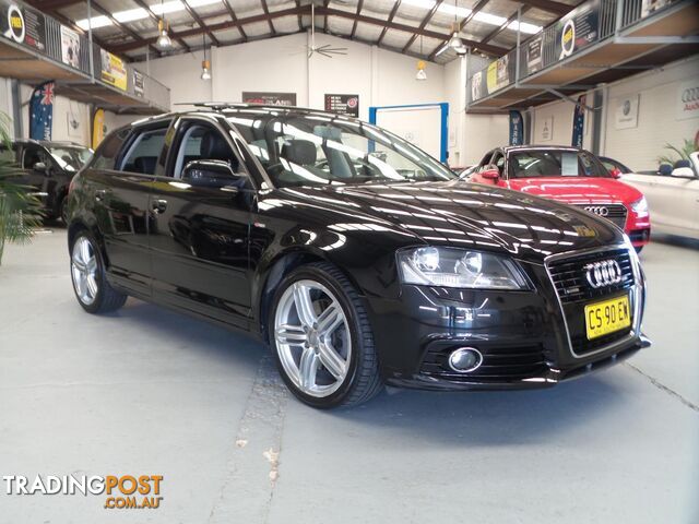 2012 AUDI A3 SPORTBACK2,0TFSIQUATTROAMB 8PMY12 5D HATCHBACK