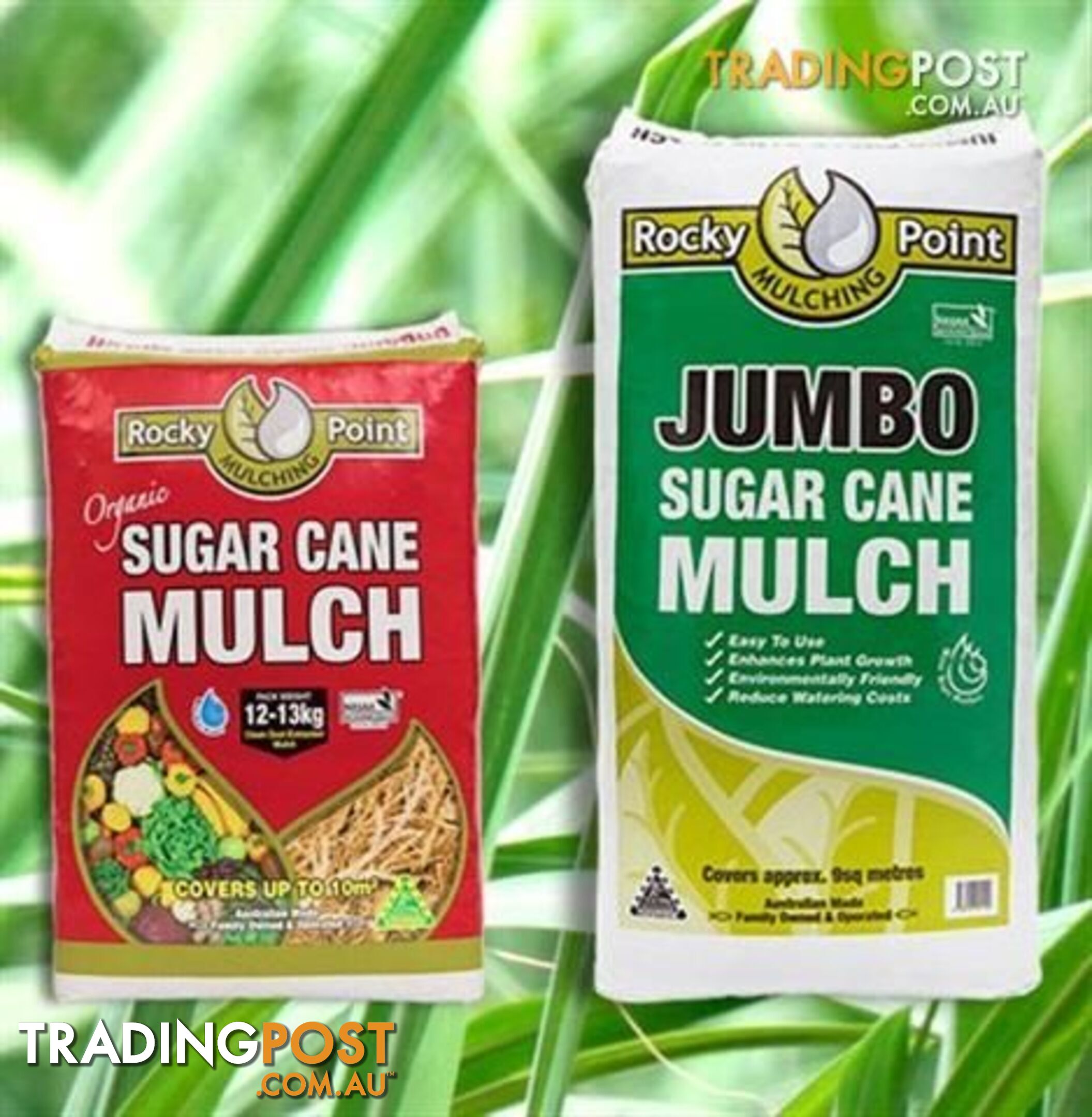 Organic Sugar Cane Mulch - StockCode: CKJGHY