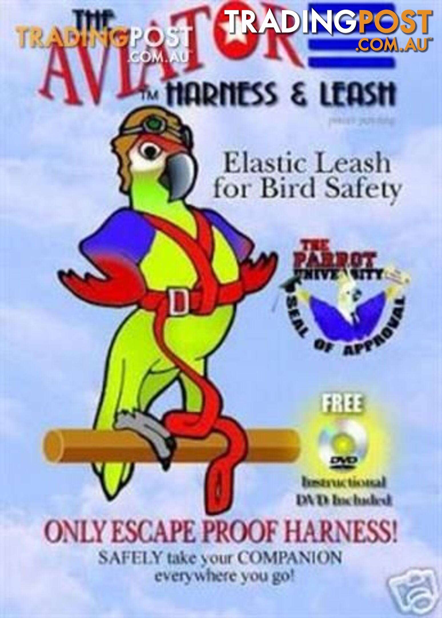 The Aviator HARNESS &amp; LEASH  (w/DVD) - StockCode: YN7XTC