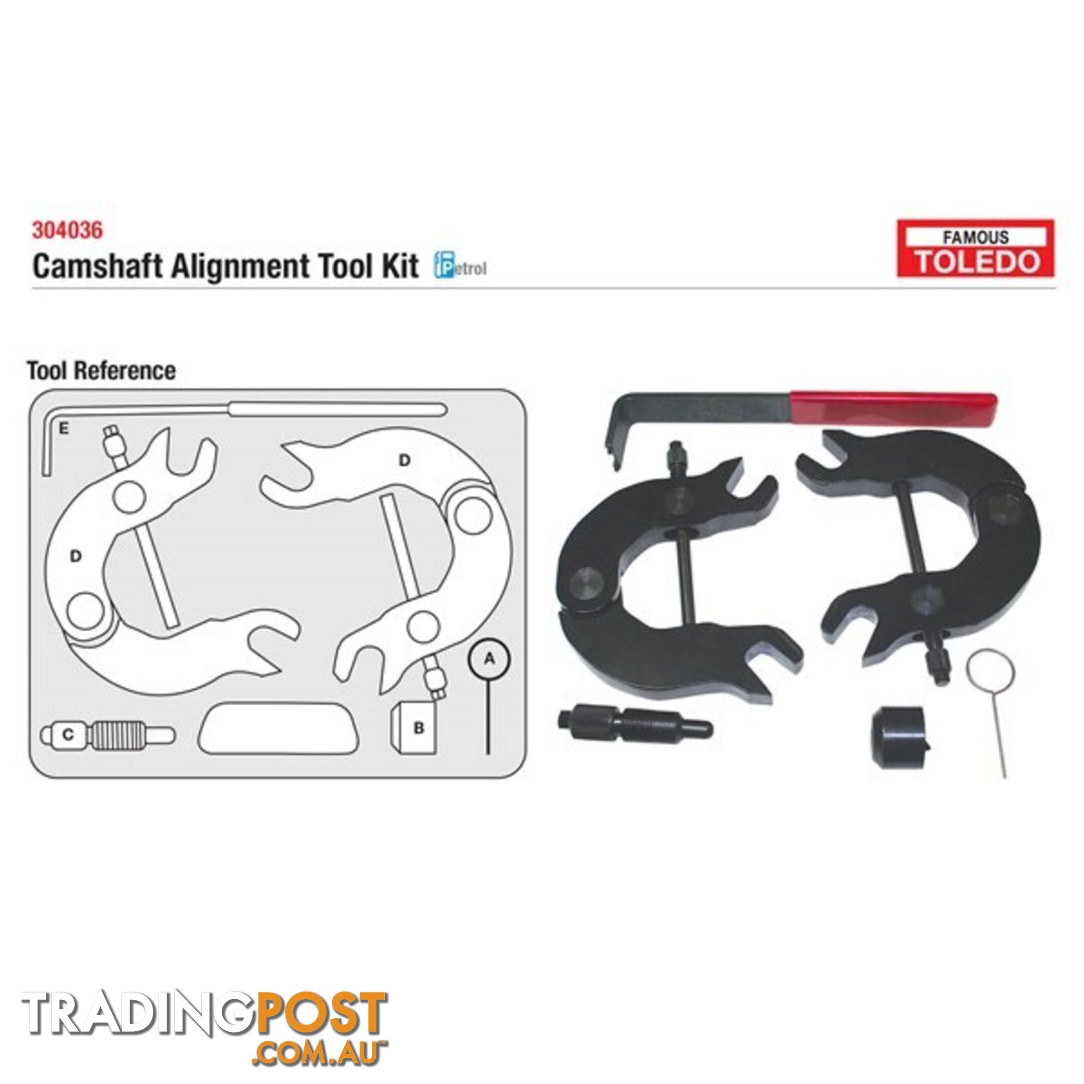Toledo Timing Tool Kit  - Audi SKU - 304036