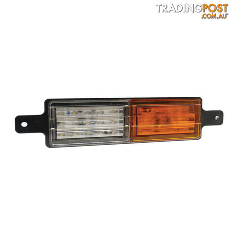 LV LED Bull Bar Light Amber / White 12 / 24v 30 x LED 's IP67 SKU - LV0377