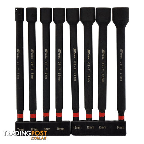 PK Tools Nut Driver Set Long Reach Magnetic 8pc SKU - PT10818