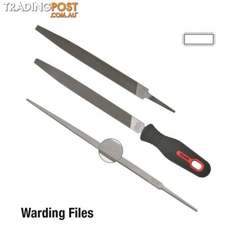 Toledo Warding File Bastard  - 100mm SKU - 04WF01CD