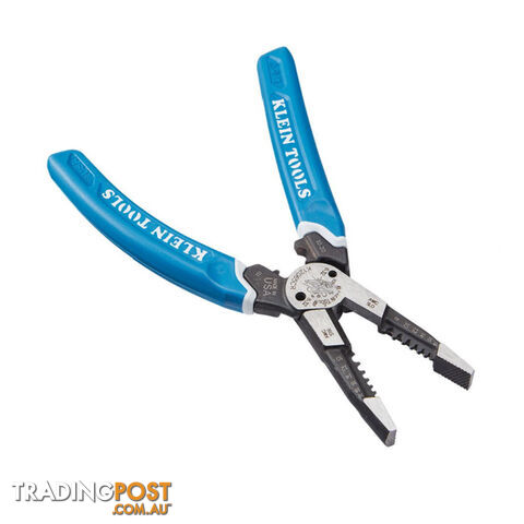 Klein Kurveâ¢ Heavy-Duty Wire Stripper Cutter Crimper 8-20 AWG SKU - K12065CR