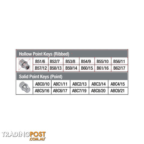 PK Tool VW Locking Wheel Nut Socket Set  - 23pc SKU - PT12512