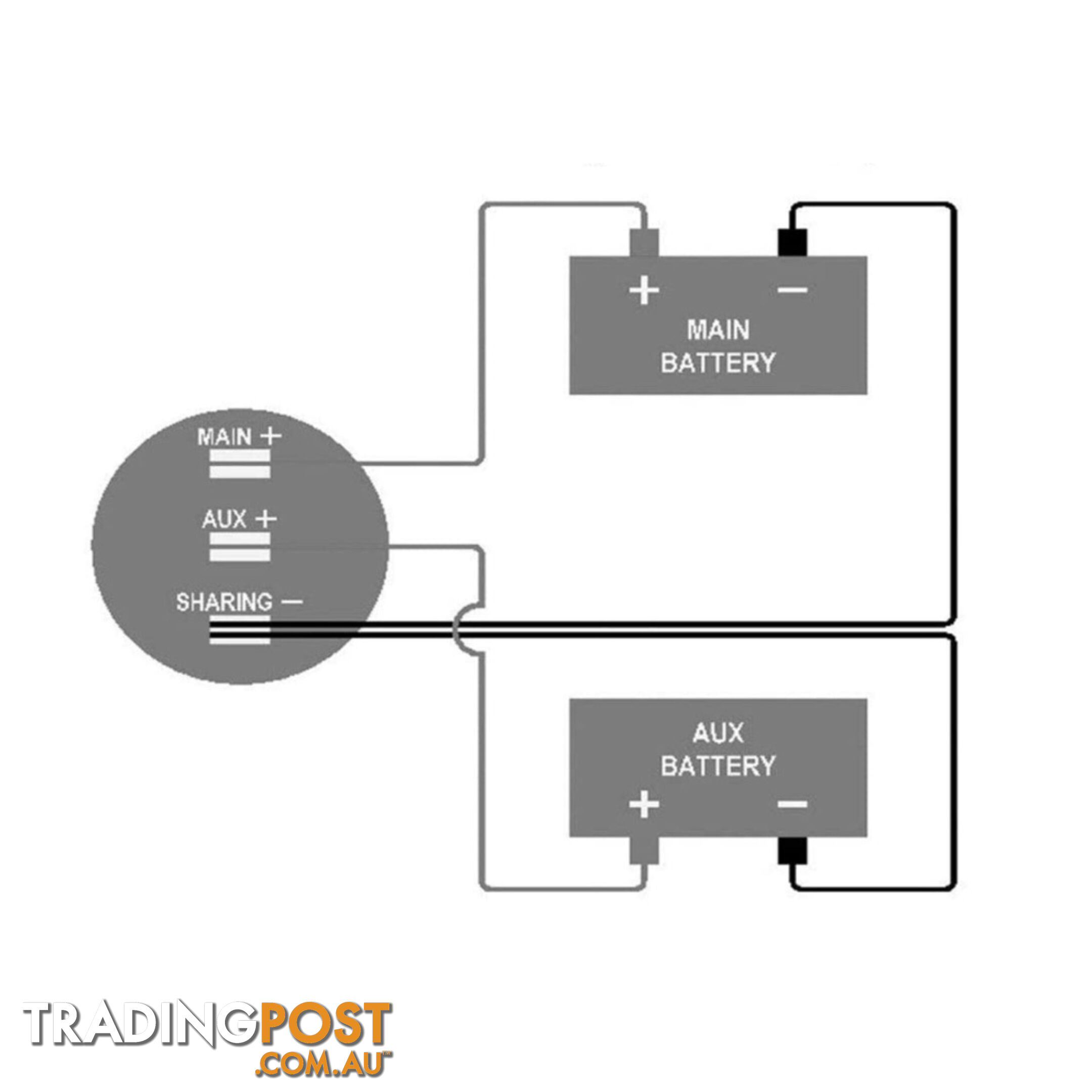 LED Digital Display Dual Volt Meter Gauge 6  - 30v SKU - DC-112