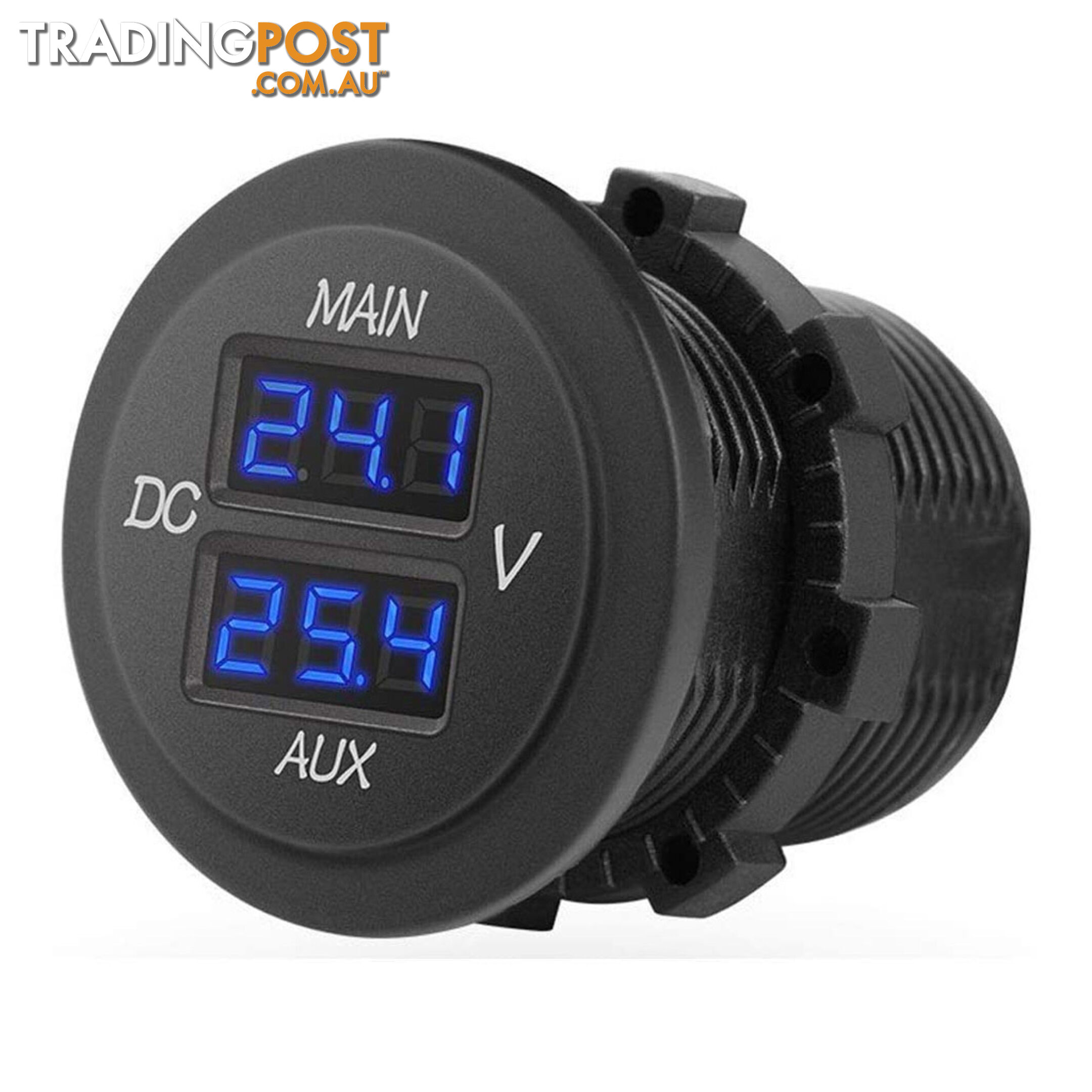 LED Digital Display Dual Volt Meter Gauge 6  - 30v SKU - DC-112