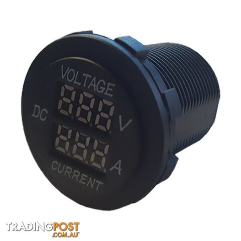 LED Digital Display Dual Volt Meter Gauge 6  - 30v SKU - DC-112