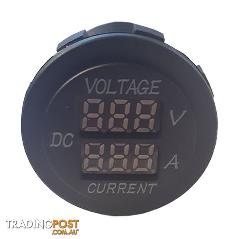 LED Digital Display Dual Volt Meter Gauge 6  - 30v SKU - DC-112