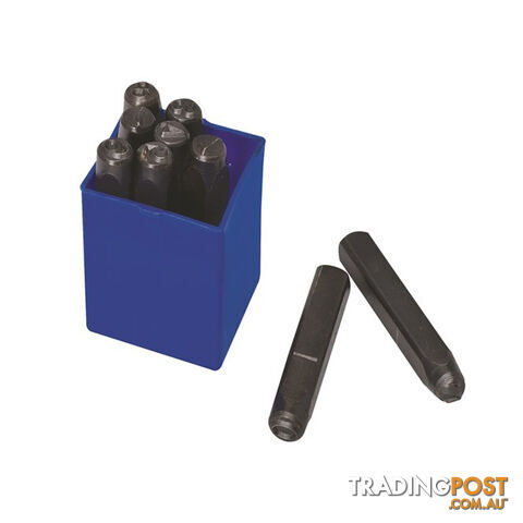 Toledo Number Punch Set 6mm (1/4 ") 9pc SKU - 301617