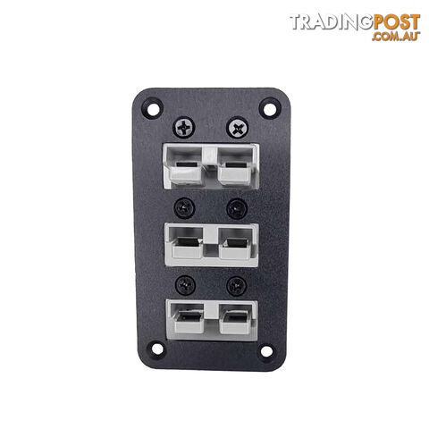 Blue Bar Triple 50 amp Anderson Flush Mount with Plugs SKU - DC-255