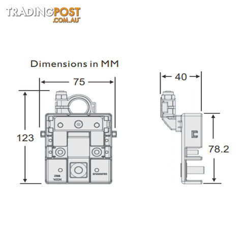 Prolec Power Distribution Unit 3 Way (2 Midi   1 Mega) SKU - 11