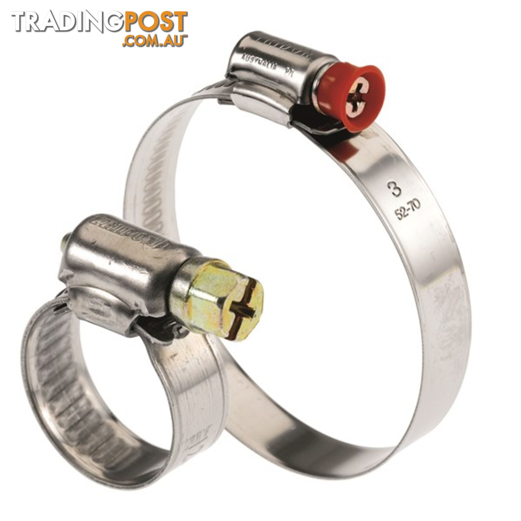 Tridon Part SS Hose Clamp 35mm-48mm Solid Band Collared 10pk SKU - MPC2AP