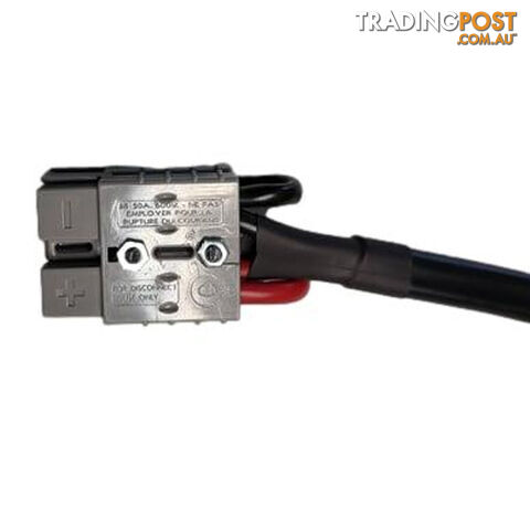 Piggyback Double 50a Anderson Style Plug to Single 50a Adaptor 300mm SKU - DC-11846