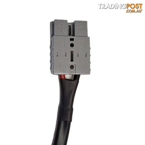 Piggyback Double 50a Anderson Style Plug to Single 50a Adaptor 300mm SKU - DC-11846