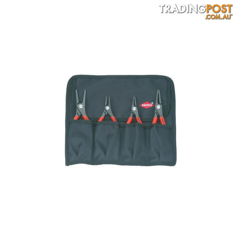 Knipex Precision Circlip Plier Set 4pc Tool Roll Straight   Bent Tips SKU - 001957V01