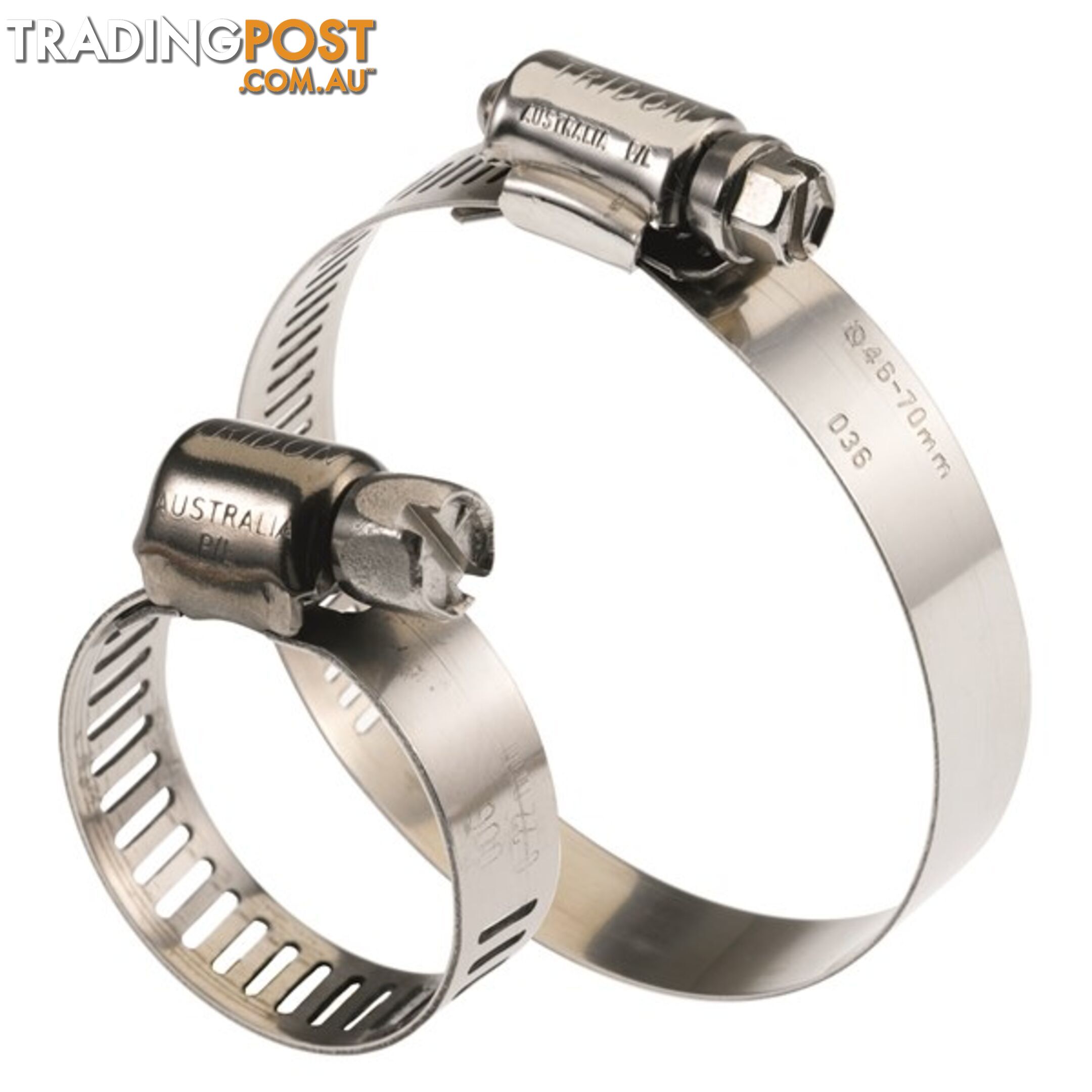 Tridon Full 316 S. Steel Hose Clamp 146mm â 197mm 10pk SKU - H316-116