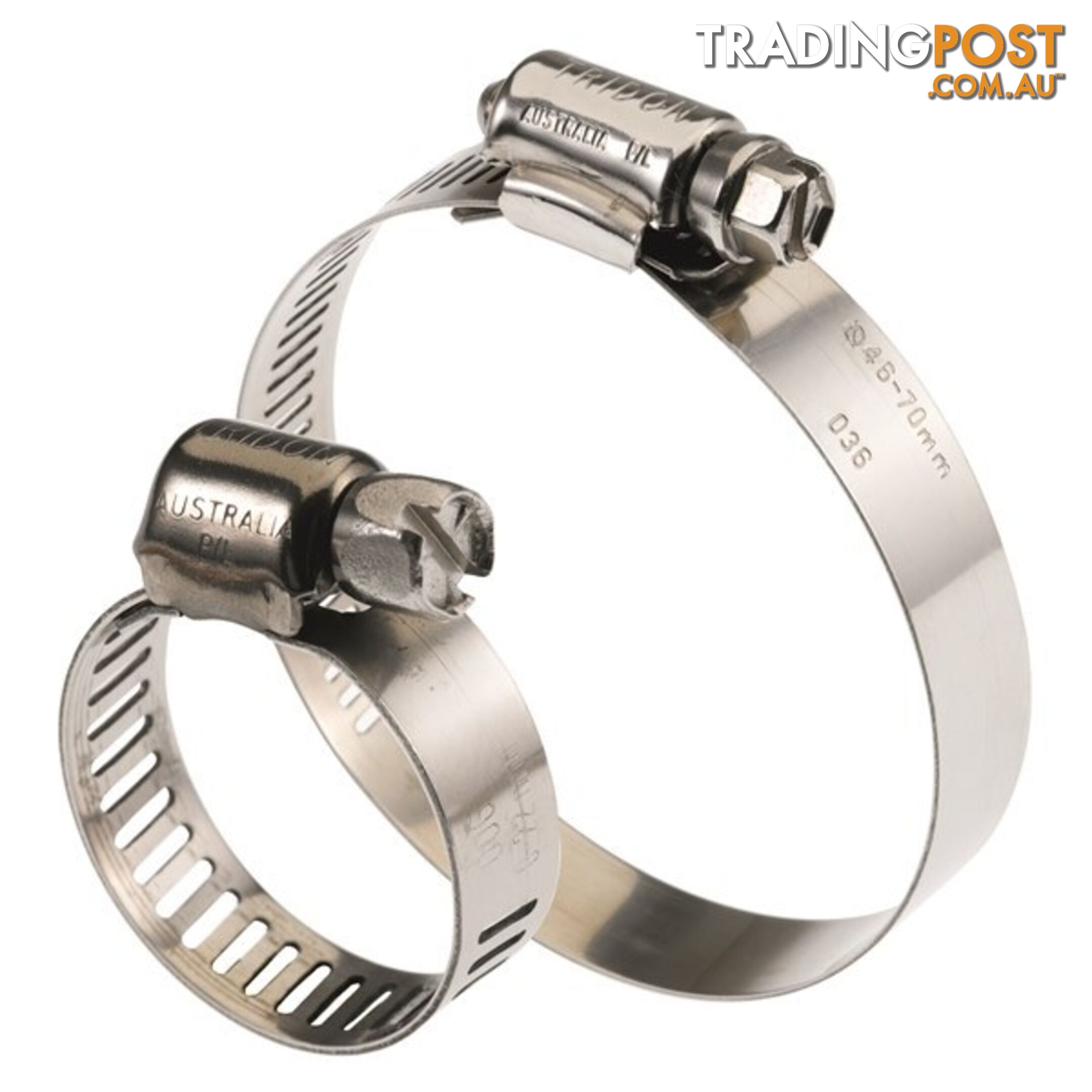 Tridon Full 316 S. Steel Hose Clamp 146mm â 197mm 10pk SKU - H316-116