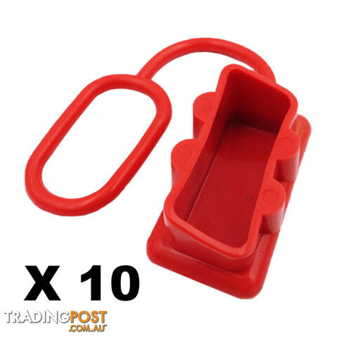 Dust Cap Red x 10 to Suit 175 Amp Anderson Plug SKU - YJ-AND175capx10