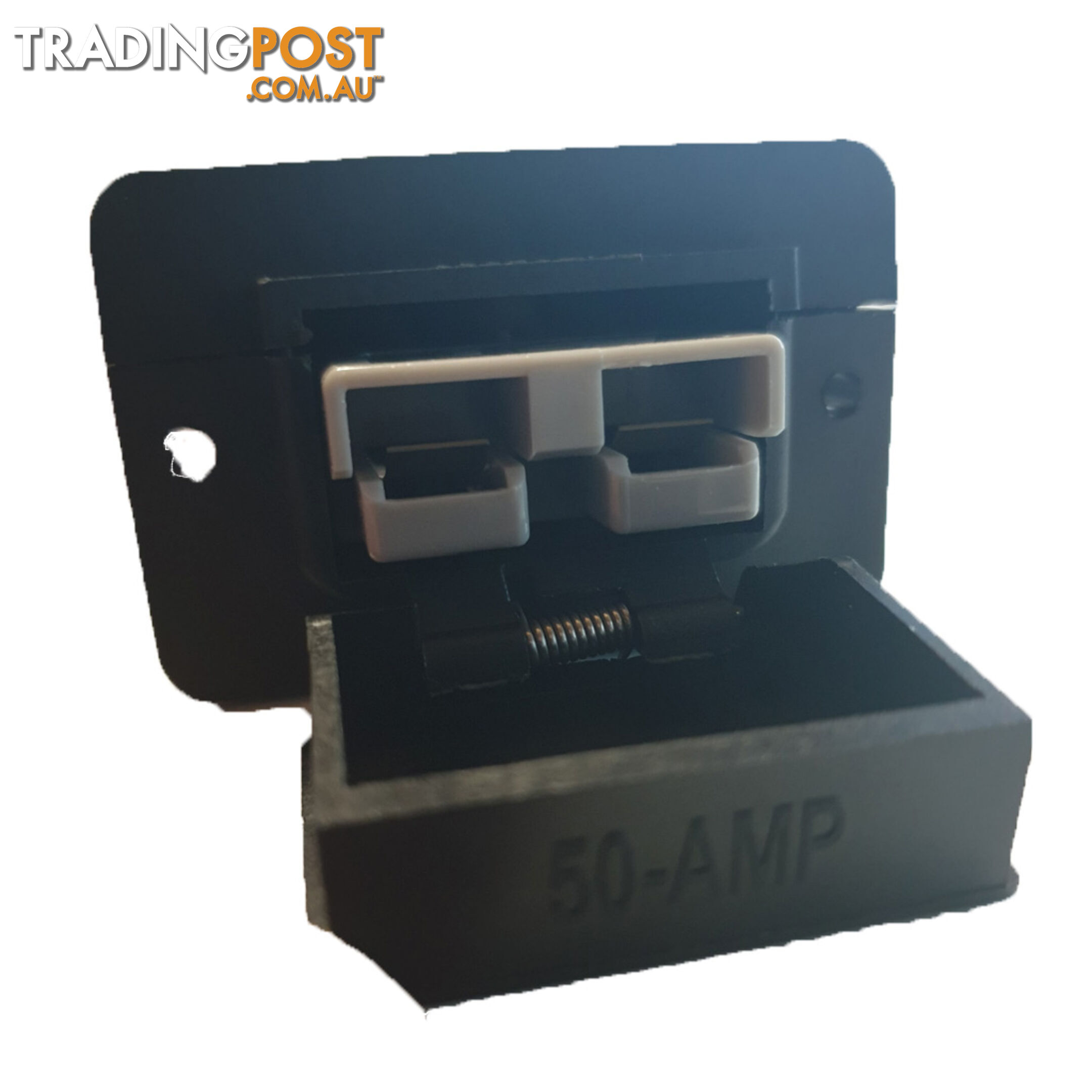 Trailer Vision 50 amp Flush Mount with LED Screw Connector Anderson Plug SKU - TVN-16454-50SC