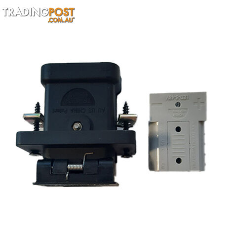 Trailer Vision 50 amp Flush Mount with LED Screw Connector Anderson Plug SKU - TVN-16454-50SC