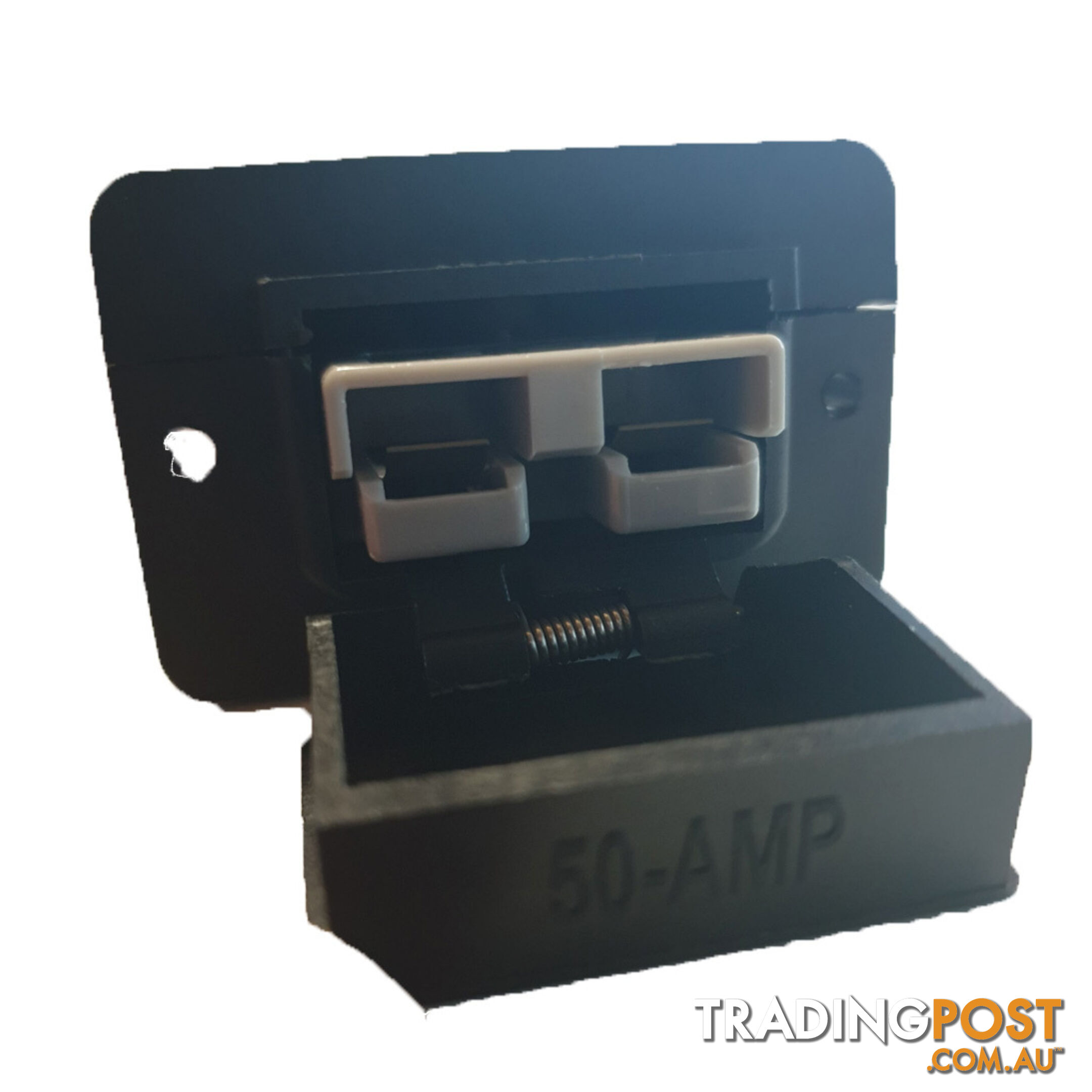 Trailer Vision 50 amp Flush Mount with LED Screw Connector Anderson Plug SKU - TVN-16454-50SC