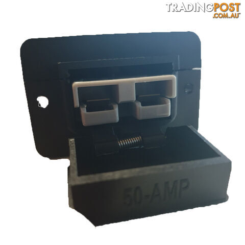 Trailer Vision 50 amp Flush Mount with LED Screw Connector Anderson Plug SKU - TVN-16454-50SC