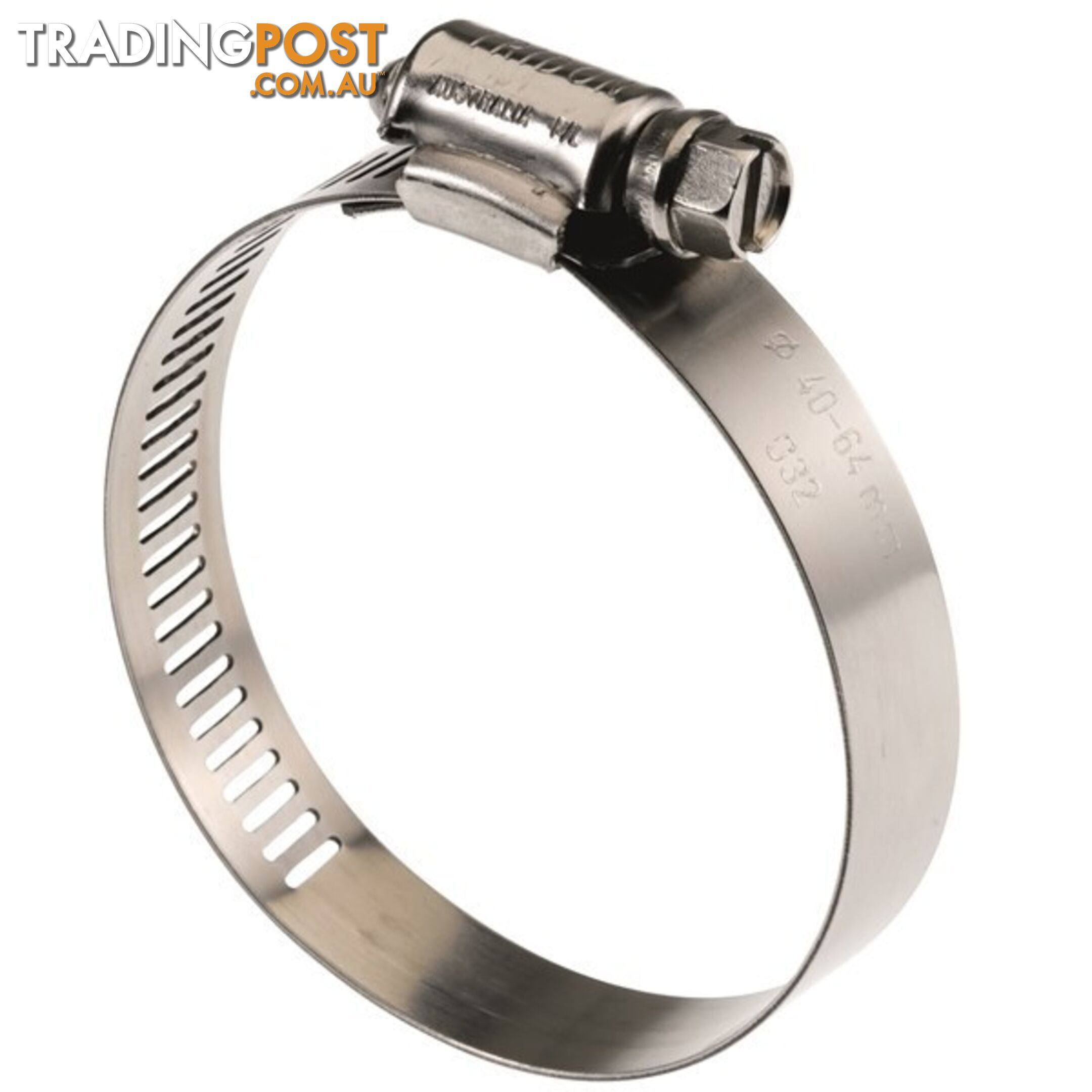 Tridon Full S. Steel Hose Clamps 117mm â 140mm Perforated Band 10pk SKU - HAS080P