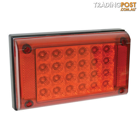 LED Stop / Tail Light Module Jumbo Series 12 / 24v 200mm x 131mm SKU - LV0484