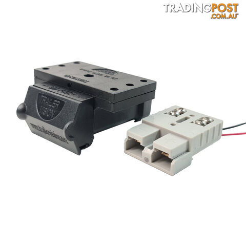 Trailer Vision 50 amp Anderson Plug Top Mount Connector Assembly with Screw Contact Plug SKU - TV-201426-SC