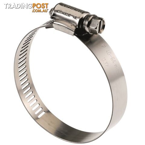 Tridon Full S. Steel Hose Clamps 52mm â 76mm Perforated Band 10pk SKU - HAS040P