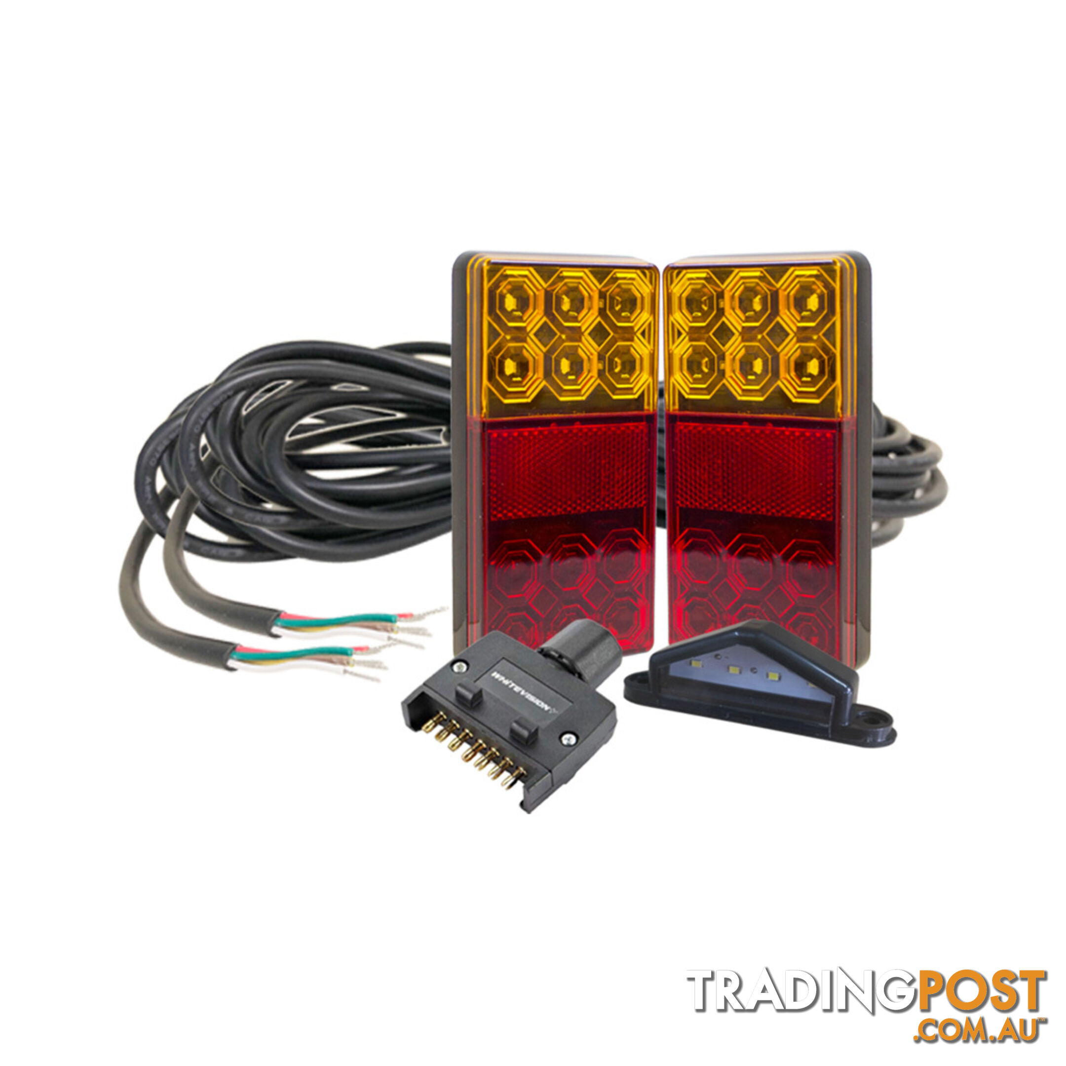 Whitevision 10-30v CRL120 Series 9m Cable Trailer kit / Lamp only SKU - CRL120LEDVLH9, CRL120LEDVRH9, CRL120LEDVKIT9, CRL120LEDVKIT9R, CRL120LEDVKIT9PK