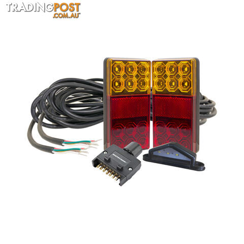 Whitevision 10-30v CRL120 Series 9m Cable Trailer kit / Lamp only SKU - CRL120LEDVLH9, CRL120LEDVRH9, CRL120LEDVKIT9, CRL120LEDVKIT9R, CRL120LEDVKIT9PK