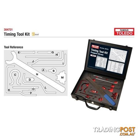 Toledo Timing Tool Kit  - Citroen   Peugeot  - (Duplicate Imported from WooCommerce) SKU - 304721