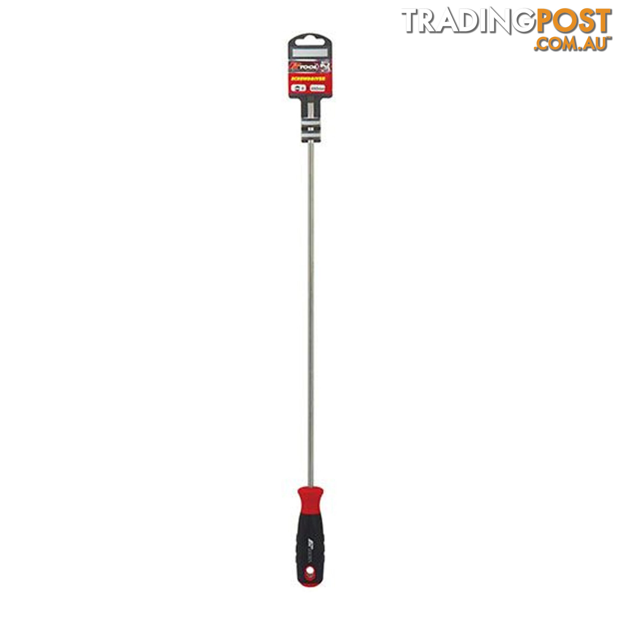 Pk Tools Screwdriver Flat Magnetic Tip 450mm Long SKU - PT30291