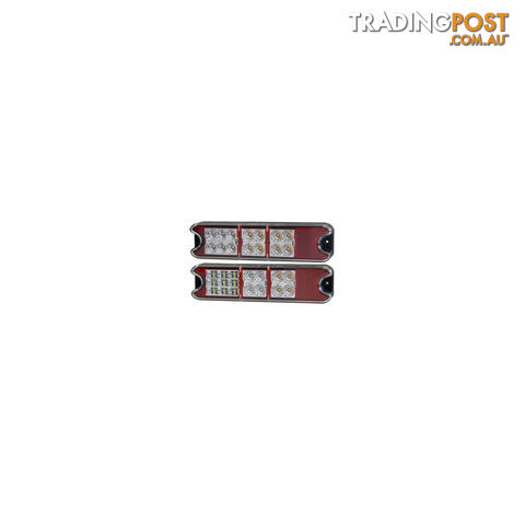 Whitevision 10-30V Slimline Combo Lamp Stop/Tail/Indic/Reflector SKU - CRL190LEDTWB, CRL190RLEDTWB