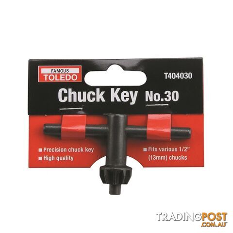 Toledo Chuck Key  - 13mm (No.30) SKU - T404030