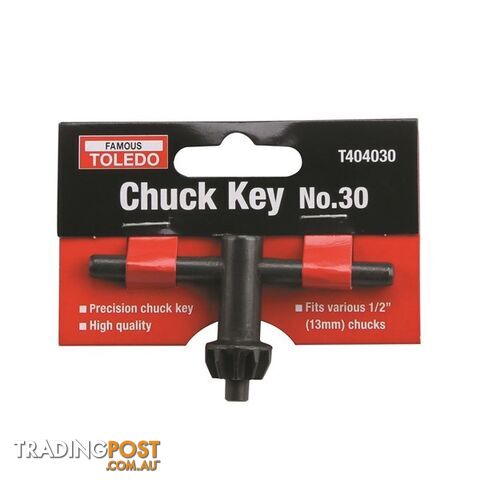 Toledo Chuck Key  - 13mm (No.30) SKU - T404030