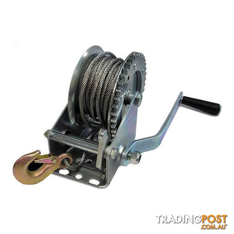 PK Tools Trailer Hand Winch 10m x 5mm Wire Max 545kgs SKU - RG4061