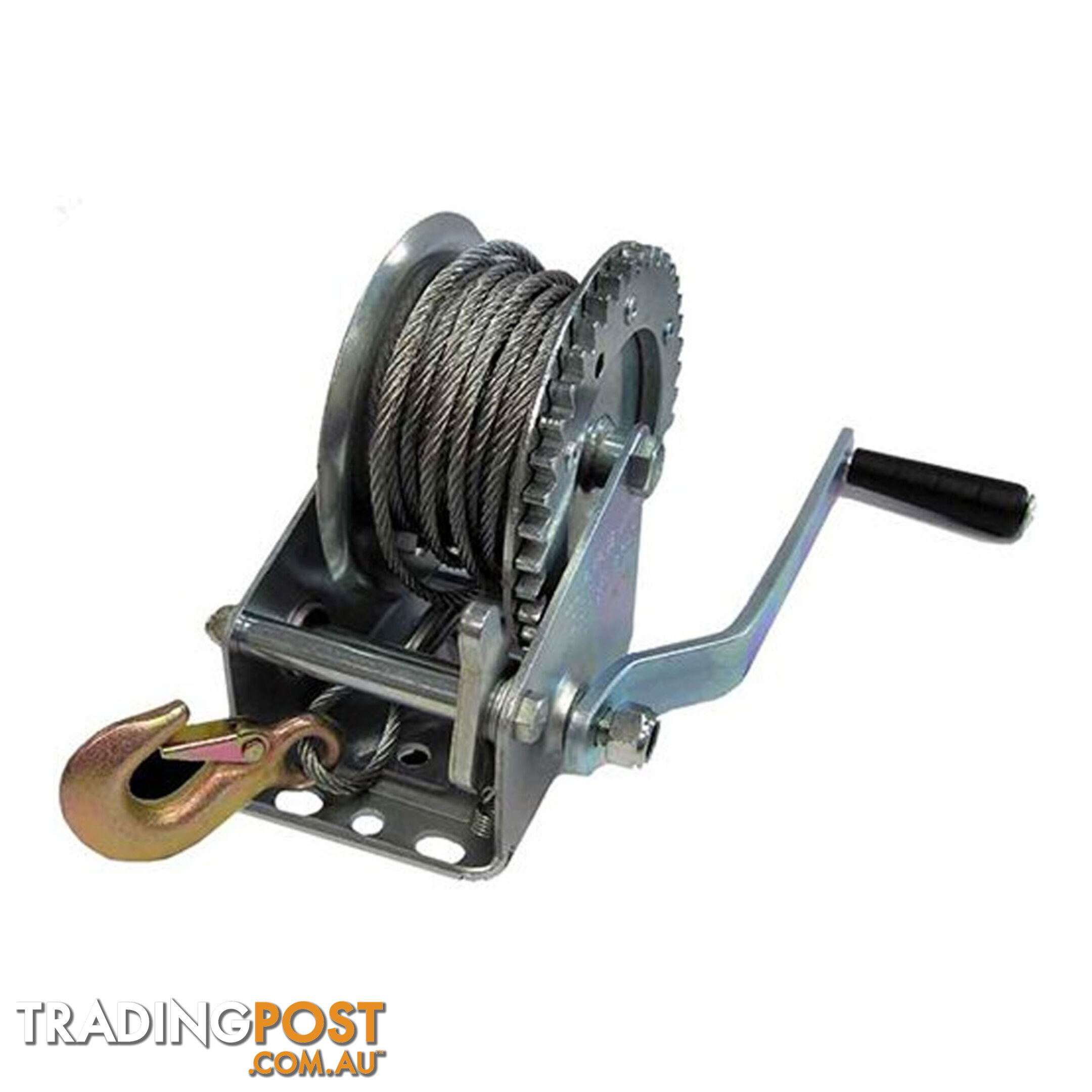 PK Tools Trailer Hand Winch 10m x 5mm Wire Max 545kgs SKU - RG4061