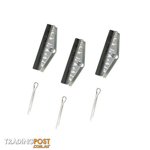 Toledo Medium Grit Hone Stone 3pc Set Suit 301046  - 28mm SKU - 301053